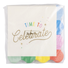 Time To Celebrate Cocktail Napkins