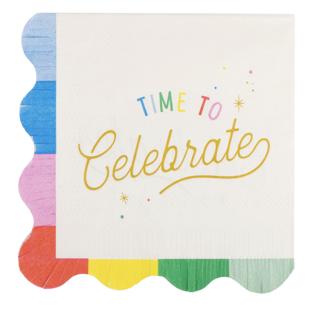 Time To Celebrate Cocktail Napkins