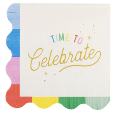 Time To Celebrate Cocktail Napkins
