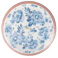 Hamptons Floral 10" Round Paper Plates