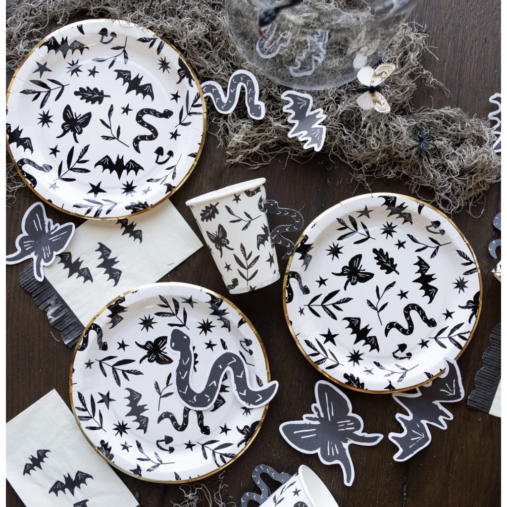 Spooky Sketches Icons Plates