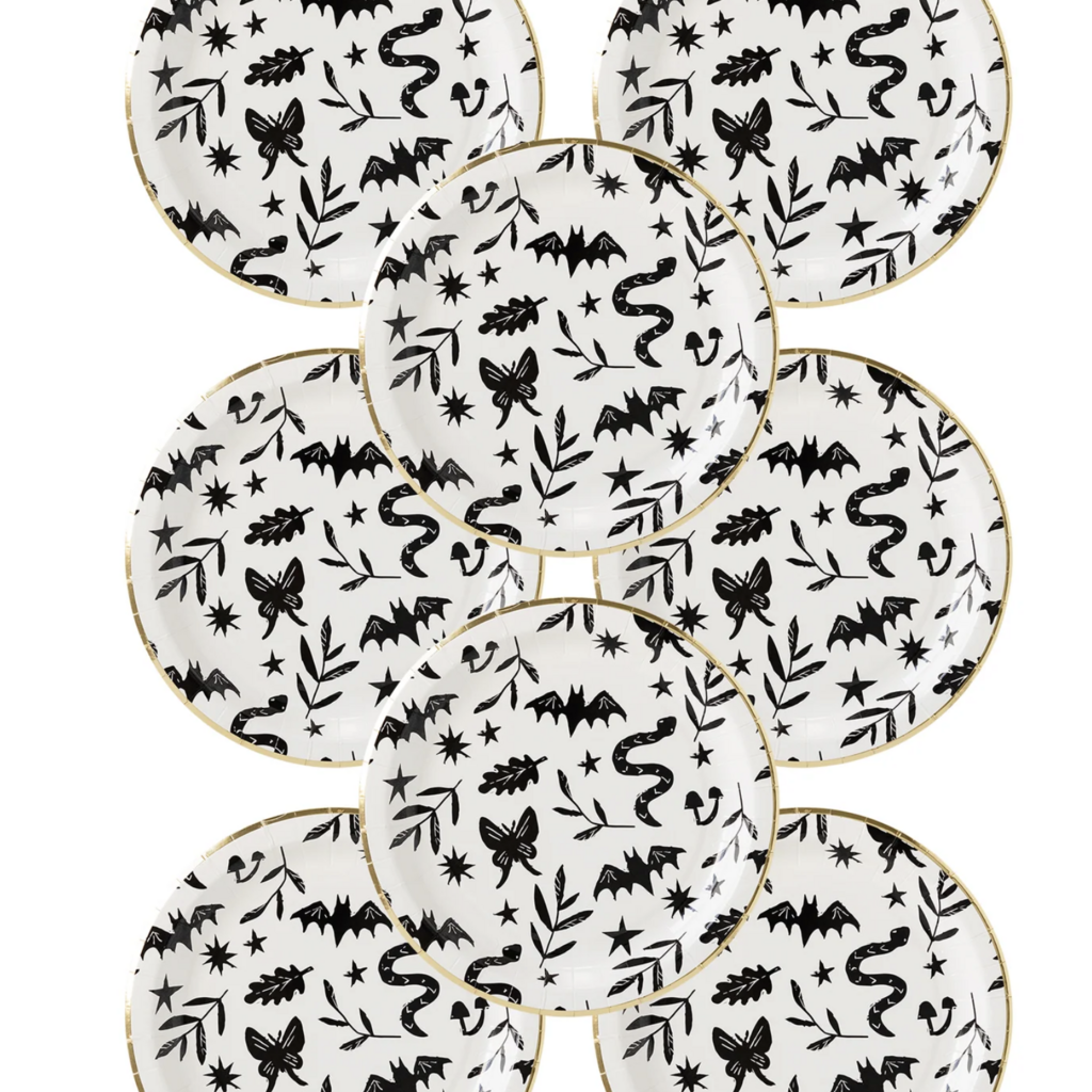 Spooky Sketches Icons Plates