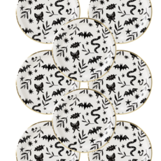 Spooky Sketches Icons Plates