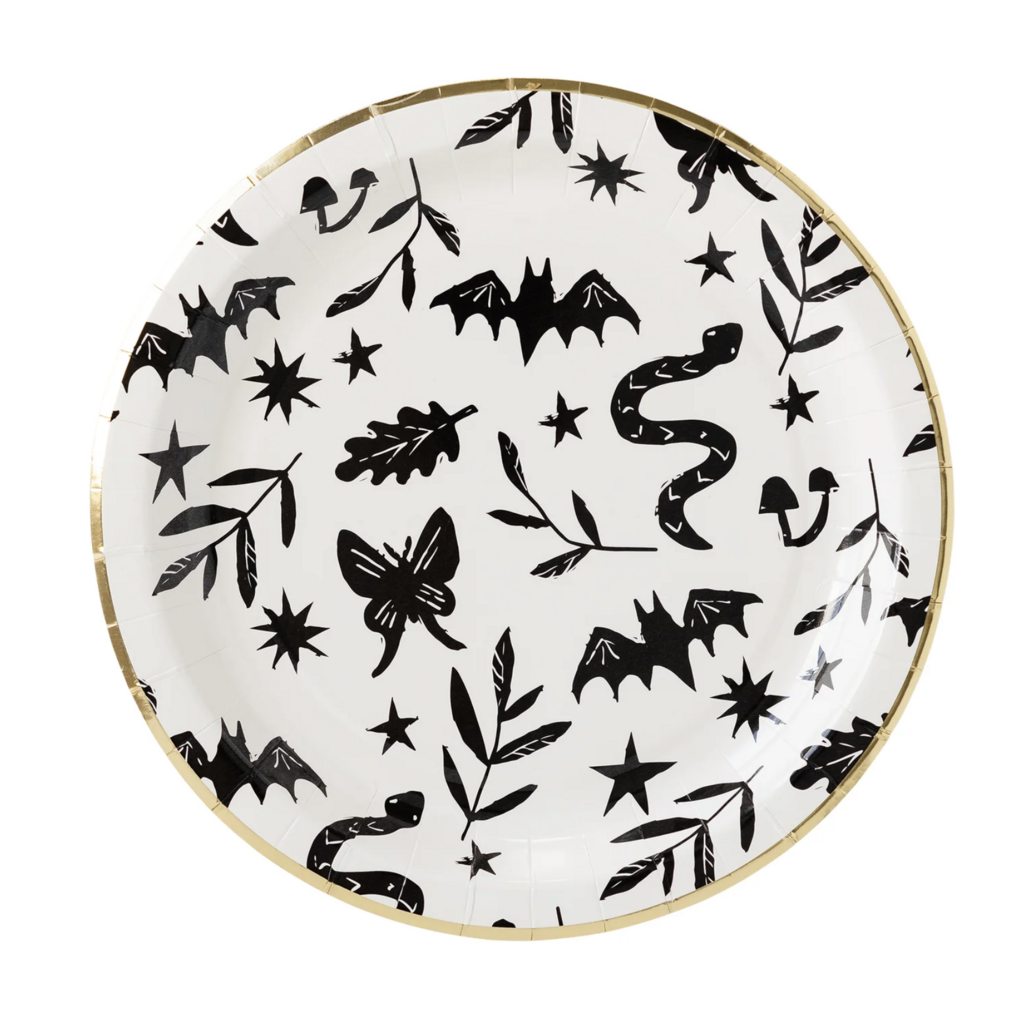 Spooky Sketches Icons Plates