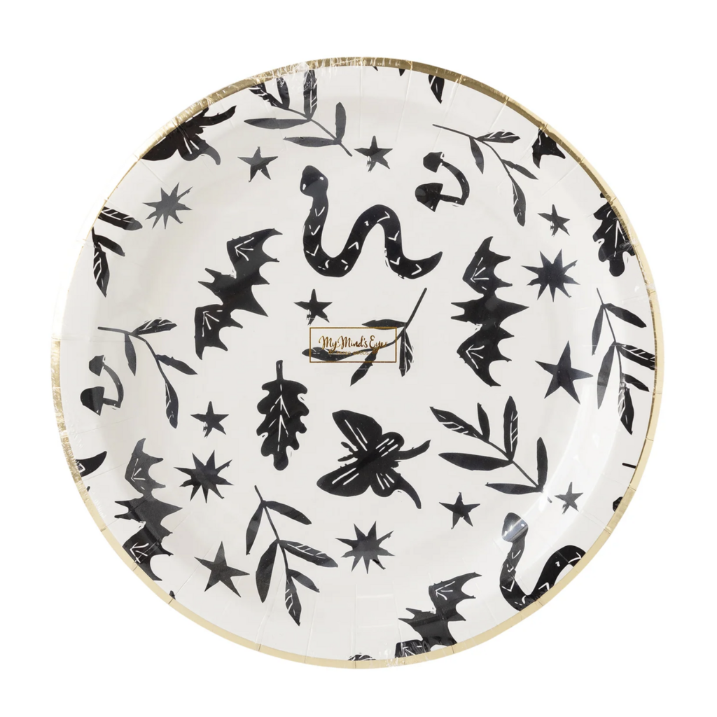 Spooky Sketches Icons Plates