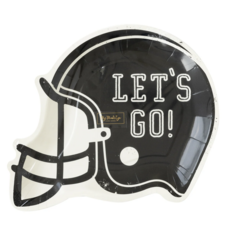 Football Helmet Shaped Plates