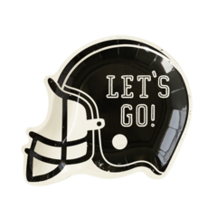 Football Helmet Shaped Plates
