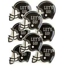 Football Helmet Shaped Plates