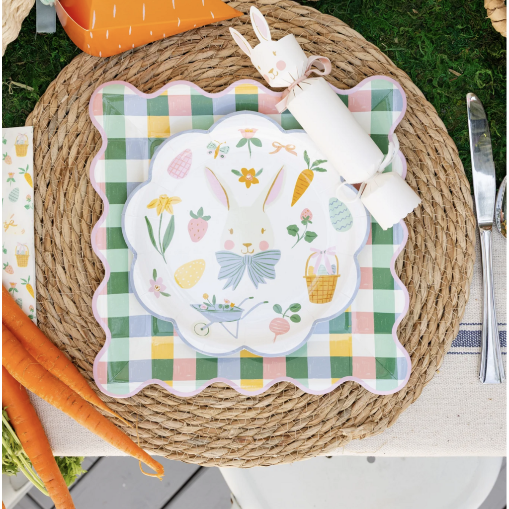 Hopscotch Gingham Plate 10"