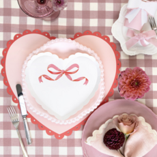 Coquette Heart Plates