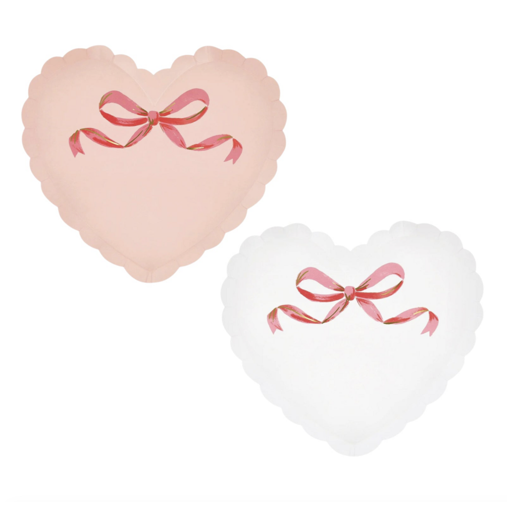 Coquette Heart Plates