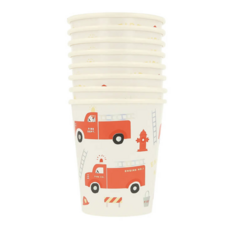 Fire Truck Cups