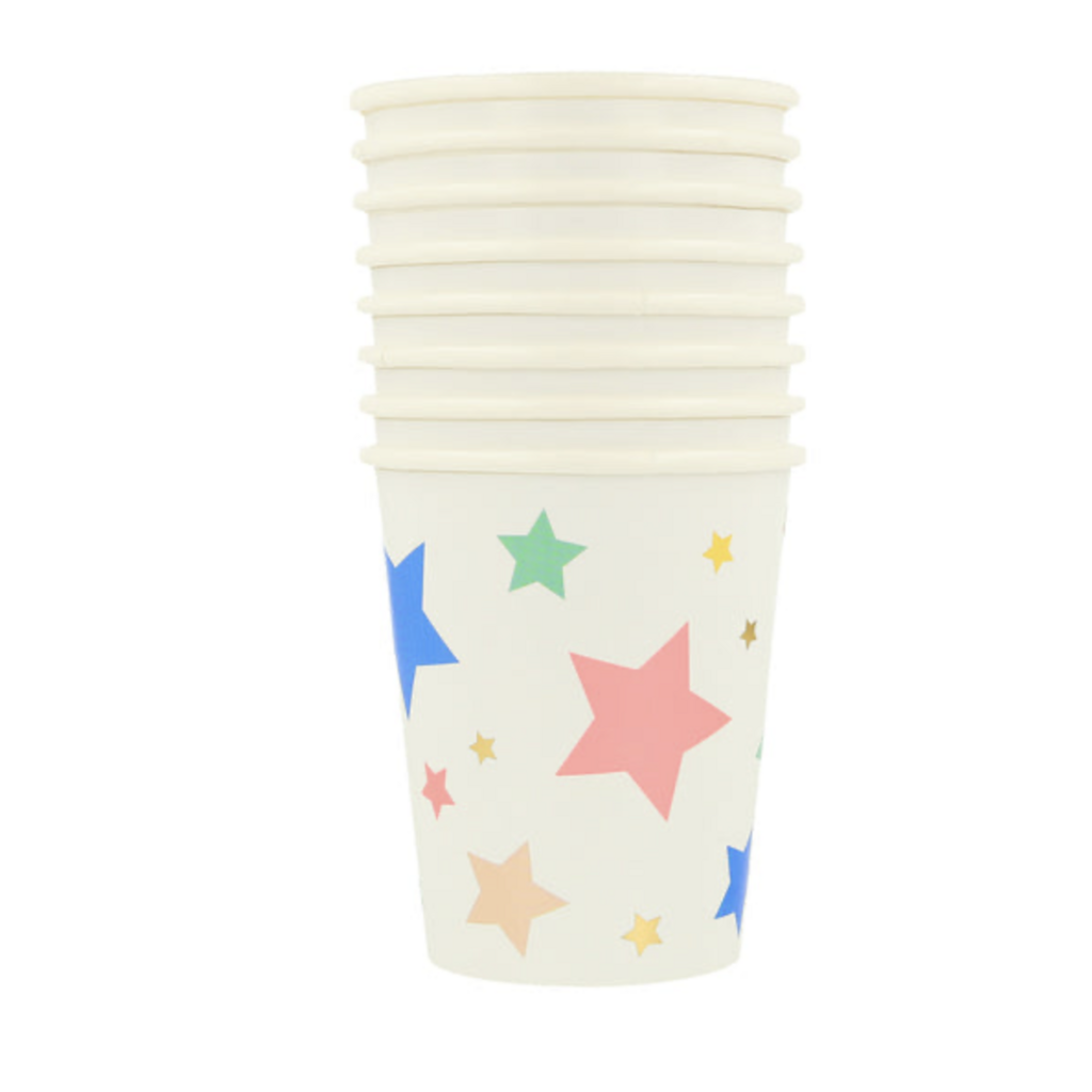 Happy Birthday Stars Cups