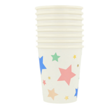 Happy Birthday Stars Cups