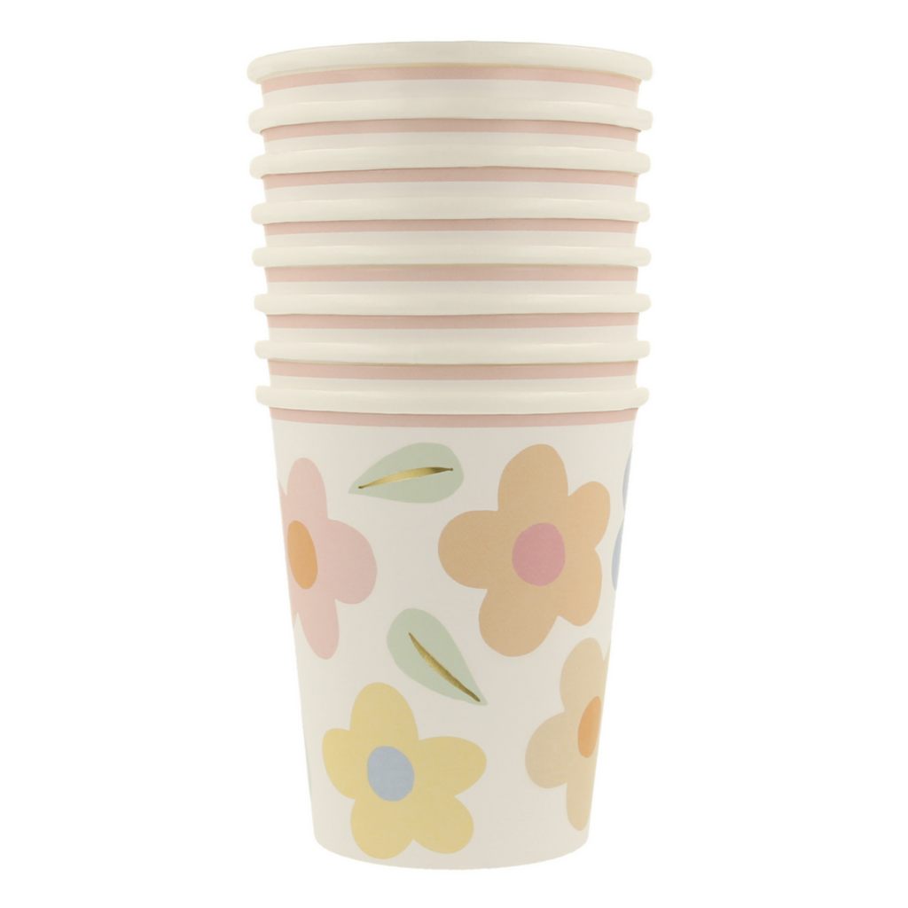 Happy Flowers Cups