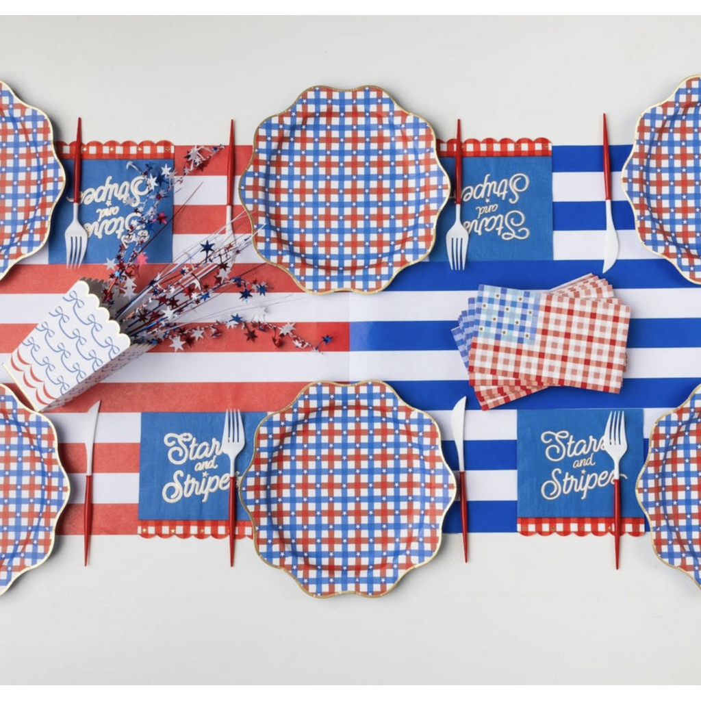 4th of July Bow Flag Popcorn Boxes
