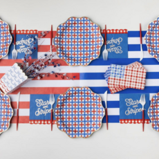 4th of July Bow Flag Popcorn Boxes
