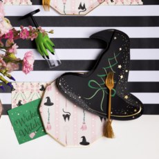 Black Witch Hat Large Plates