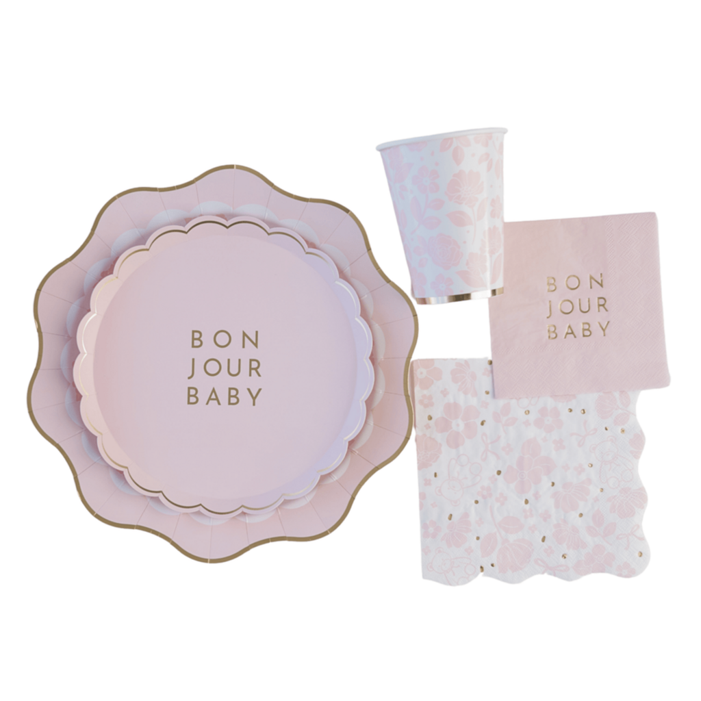 Bonjour Baby Petal Pink Small Plates