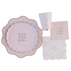 Bonjour Baby Petal Pink Small Plates