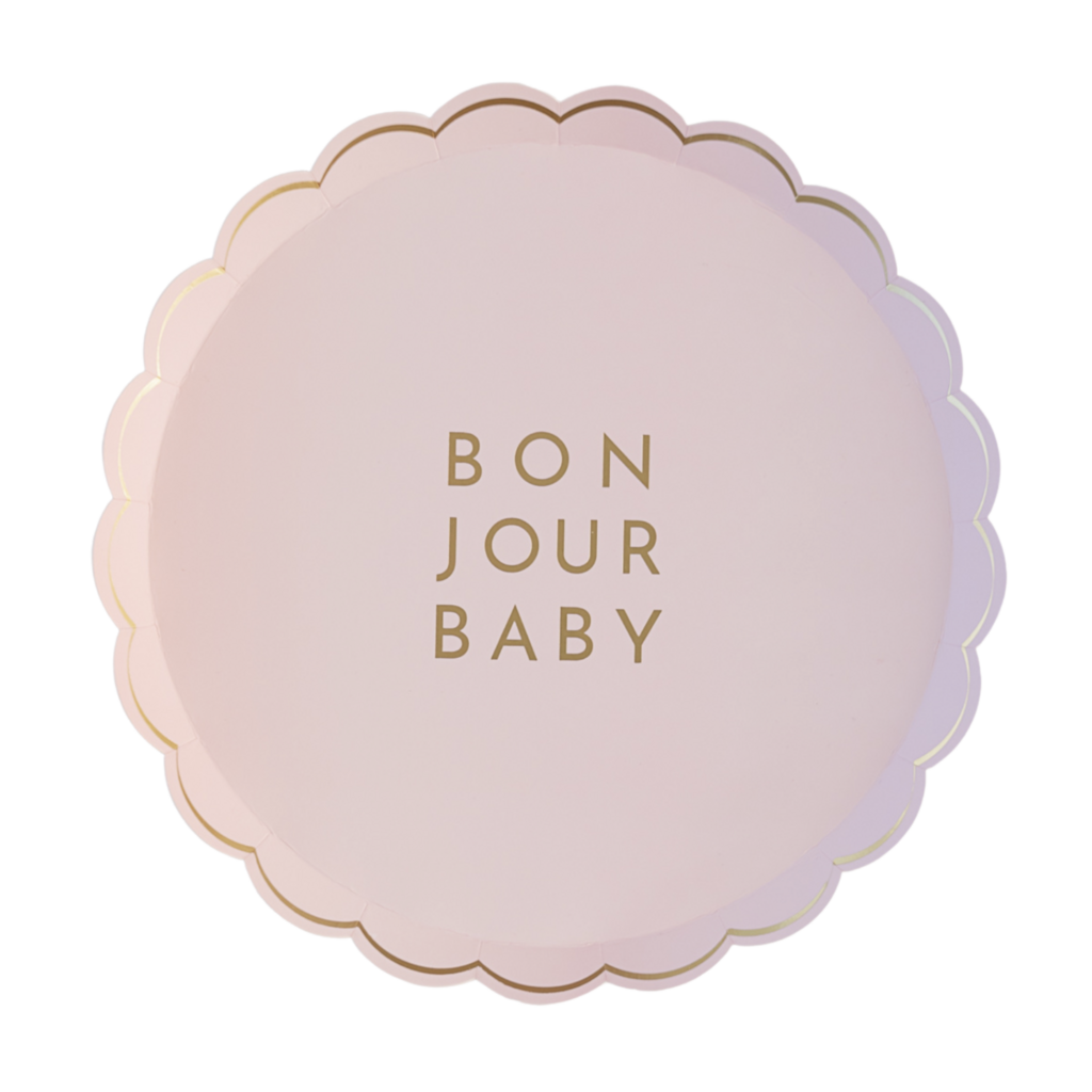 Bonjour Baby Petal Pink Small Plates