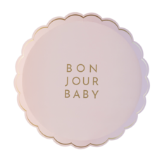 Bonjour Baby Petal Pink Small Plates