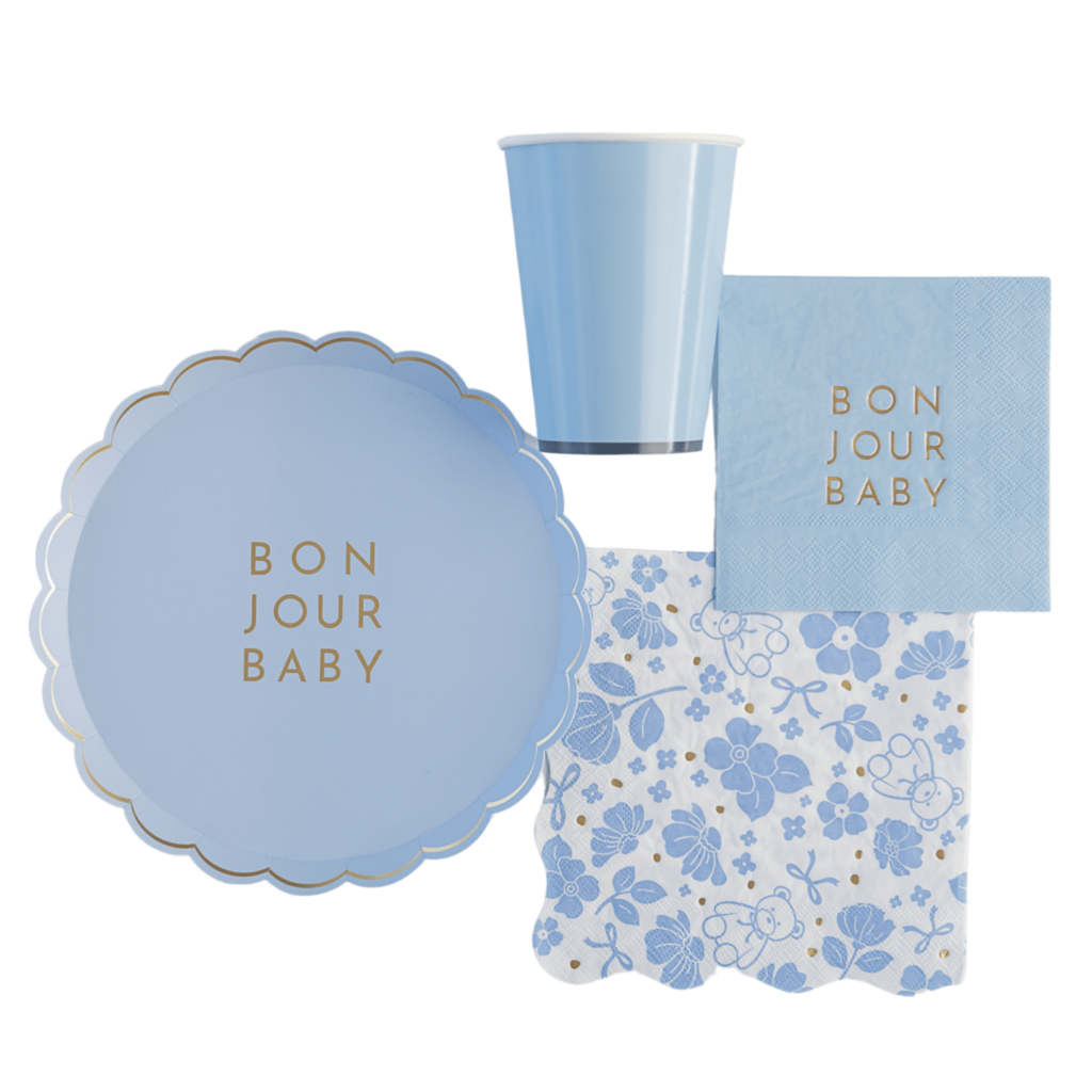 Bonjour Baby Sky Blue Small Plates