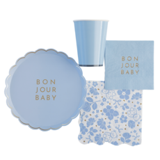 Bonjour Baby Sky Blue Small Plates