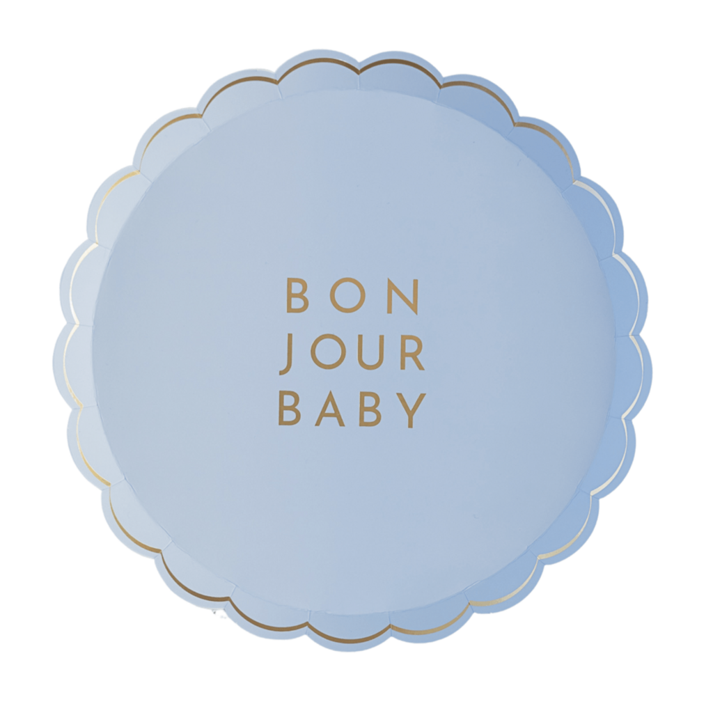 Bonjour Baby Sky Blue Small Plates