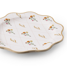 Cozy Fall Floral Dinner Plates