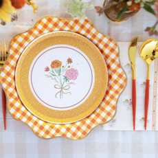 Cozy Fall Florals Dessert Plates