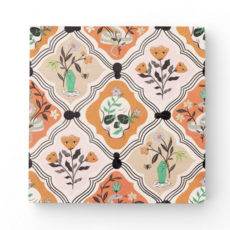 Floral Skulls Halloween Lunch Napkins