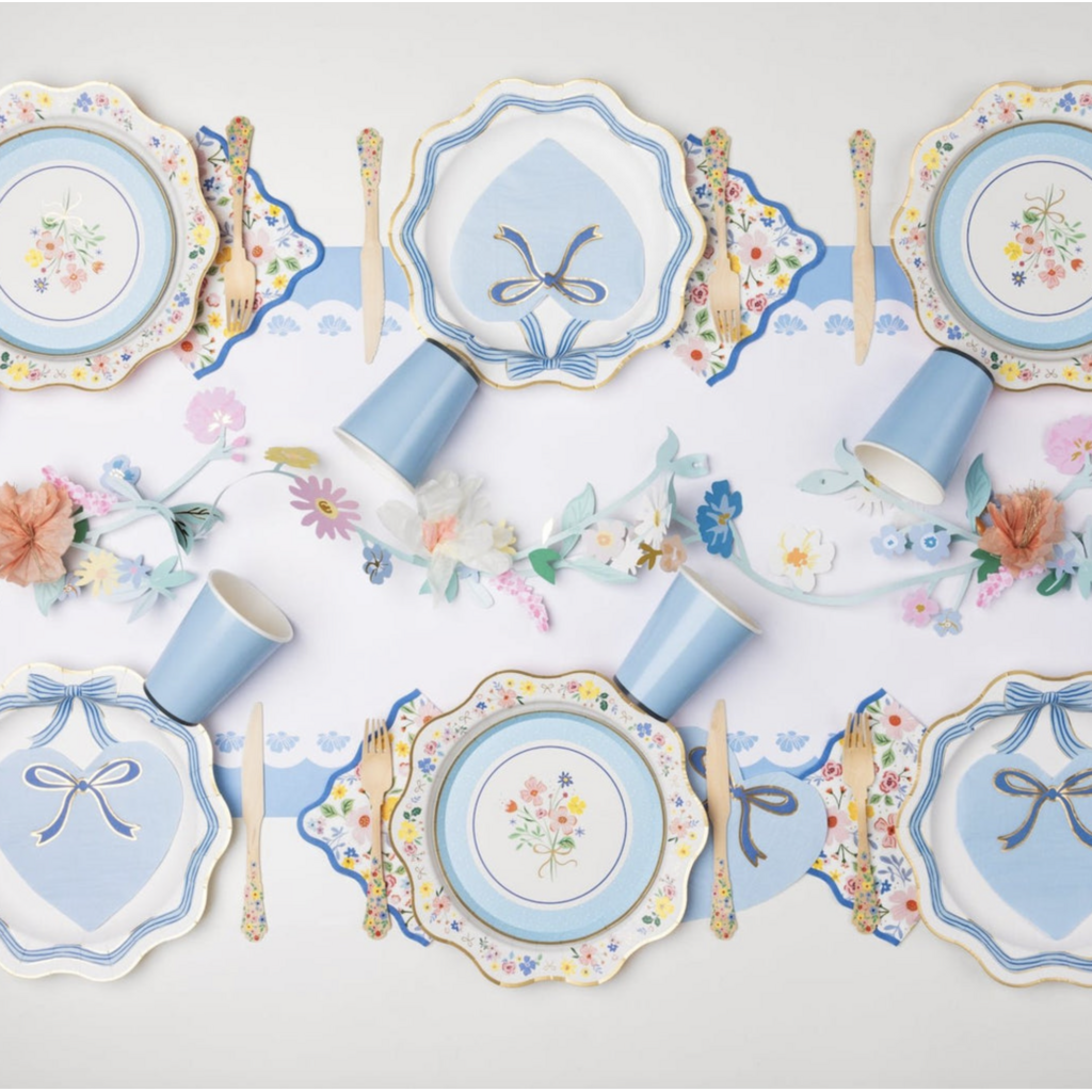 Multicolor Elegant Floral Dinner Plates