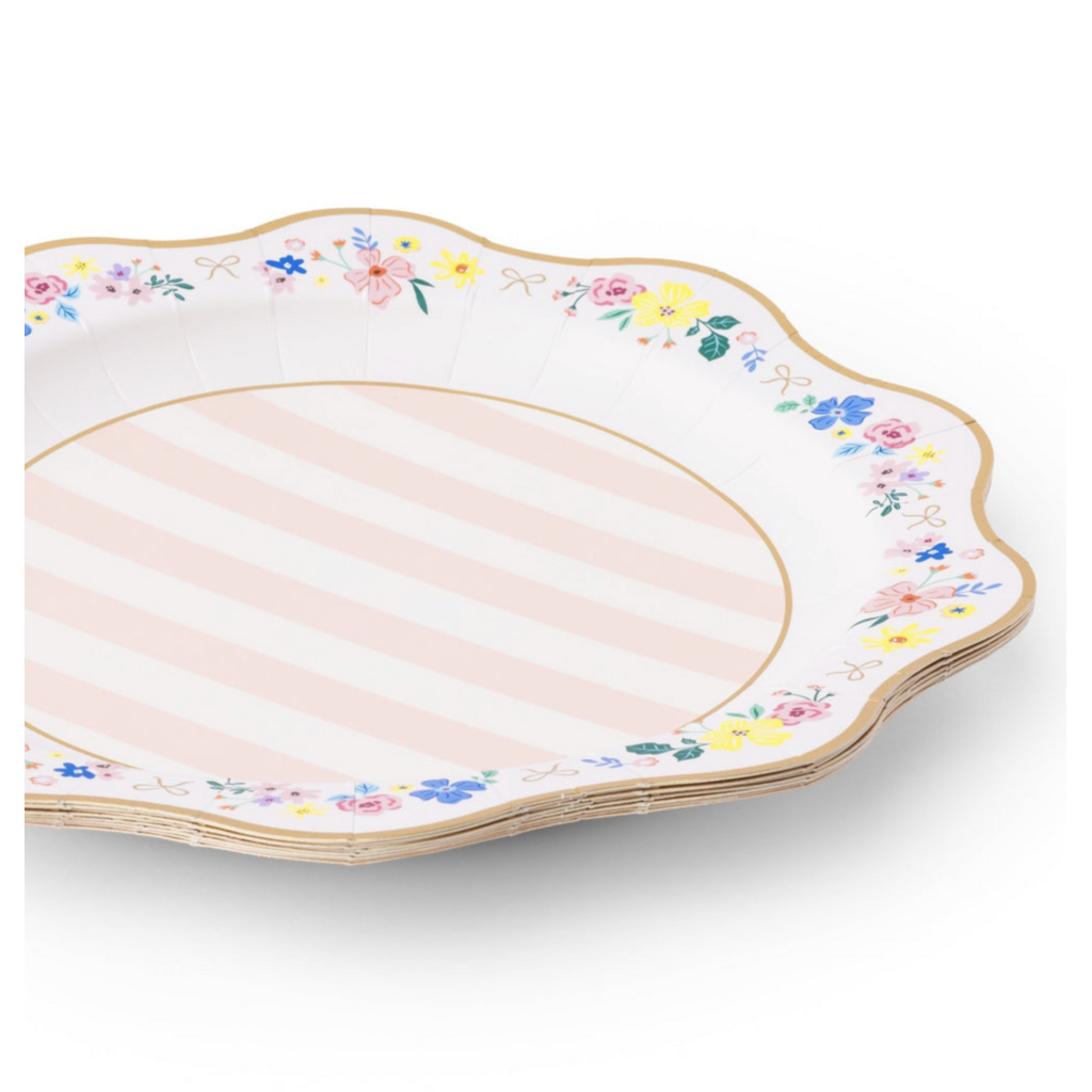 Multicolor Elegant Floral Dinner Plates