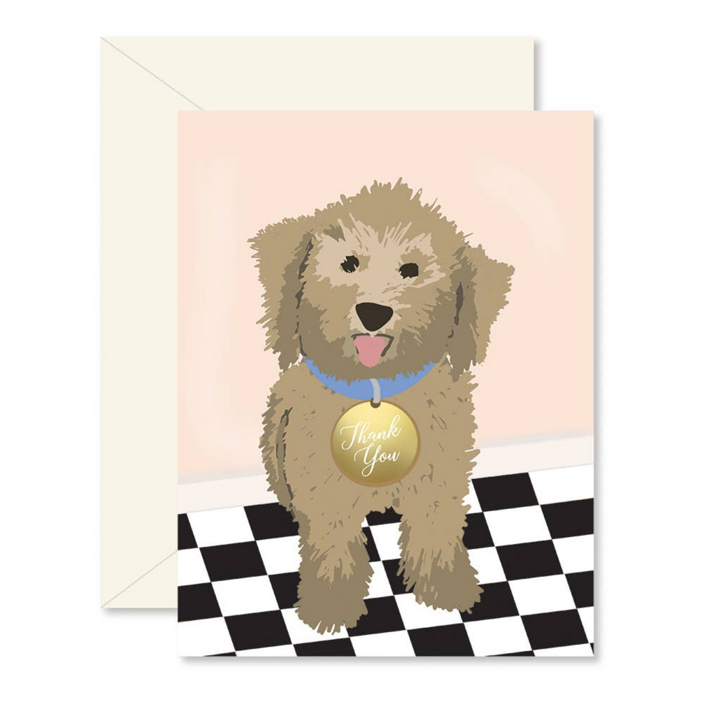 Dog Thank You Greeting Card