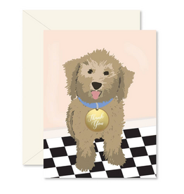 Dog Thank You Greeting Card