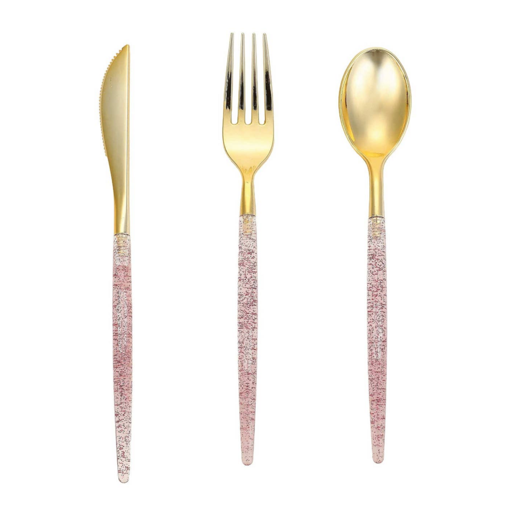Better With Confetti Glitter Utensil Set