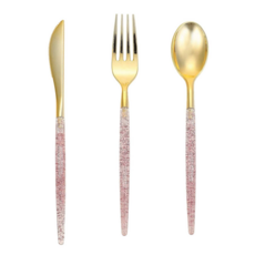 Better With Confetti Glitter Utensil Set