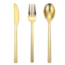 Gold Utensil Set