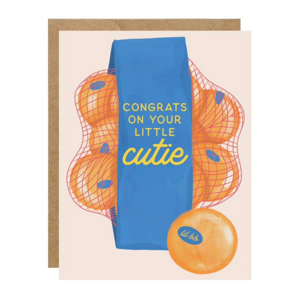 Congrats On Your Little Cutie Baby Card