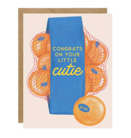 Congrats On Your Little Cutie Baby Card