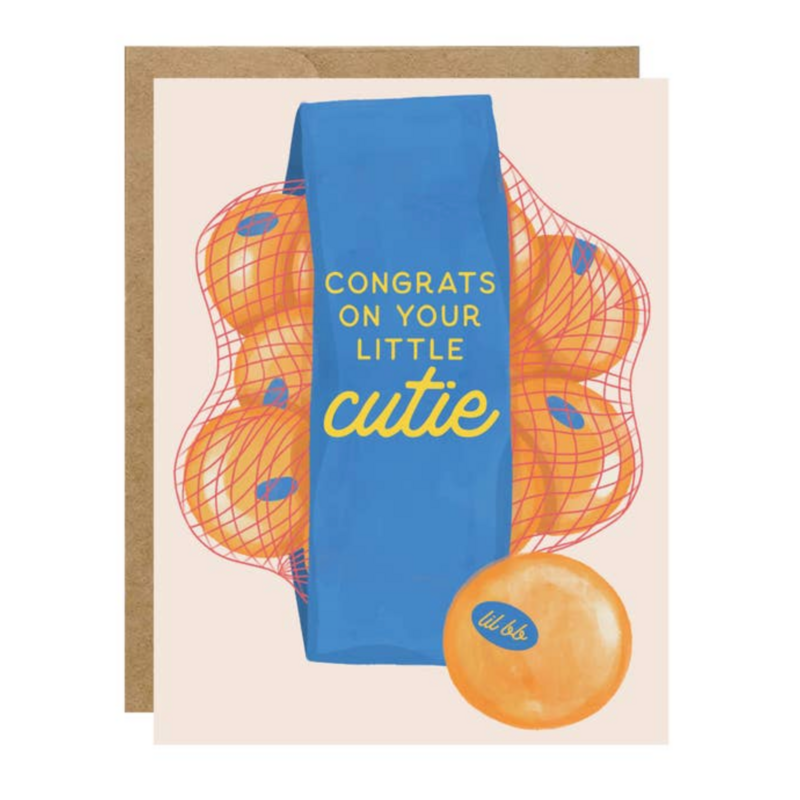 Congrats On Your Little Cutie Baby Card