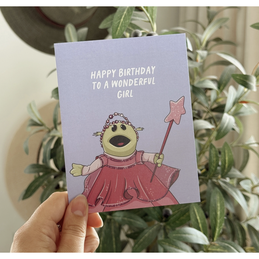 Happy Birthday To A Wonderful Girl Card