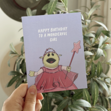 Happy Birthday To A Wonderful Girl Card