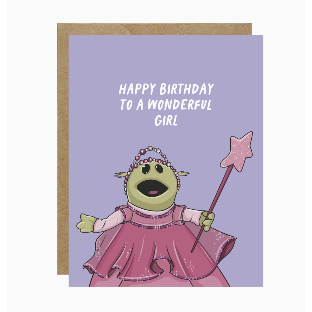 Happy Birthday To A Wonderful Girl Card