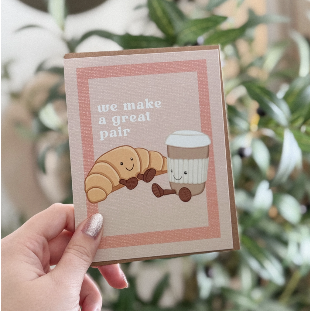 Great Pair Croissant + Latte Card