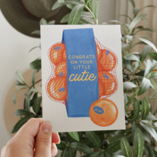 Congrats On Your Little Cutie Baby Card
