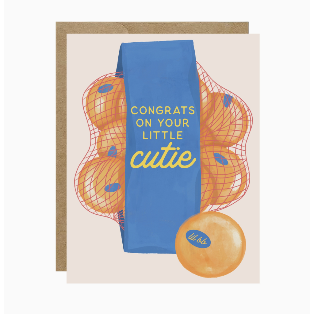 Congrats On Your Little Cutie Baby Card