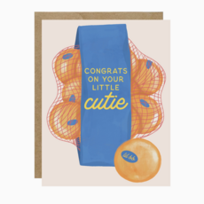 Congrats On Your Little Cutie Baby Card