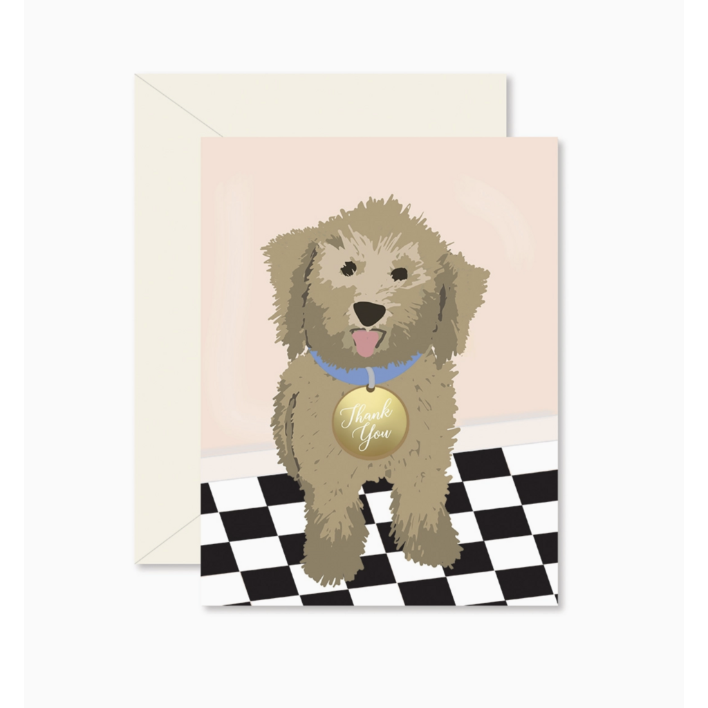Dog Thank You Greeting Card